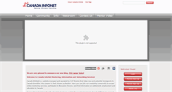 Desktop Screenshot of canadainfonet.org
